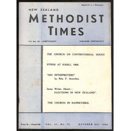 The New Zealand Methodist Times (Vol. 51 No. 12) - 8 October 1960