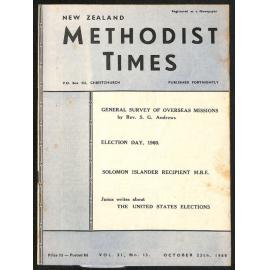 The New Zealand Methodist Times (Vol. 51 No. 13) - 22 October 1960