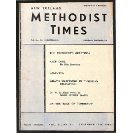 The New Zealand Methodist Times (Vol. 51 No. 17) - 17 December 1960