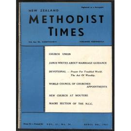 The New Zealand Methodist Times (Vol. 51 No. 24) - 8 April 1961