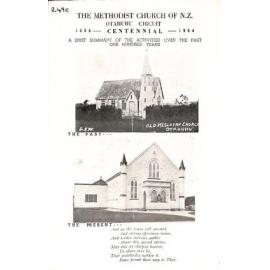 Methodist Church of N.Z. - Otahuhu Circuit - 1854-1954 Centennial - A Brief Summary of the Activities Over the Past One Hundred Years