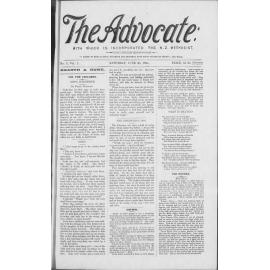 The Advocate - 30th June 1894