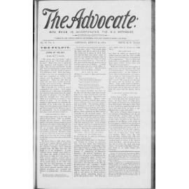 The Advocate - 11th August 1894