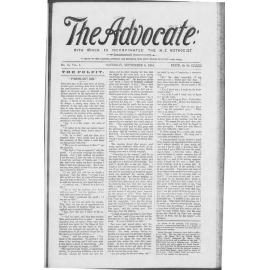 The Advocate - 8th September 1894