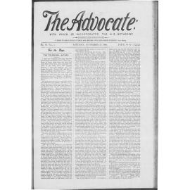 The Advocate - 22nd September 1894