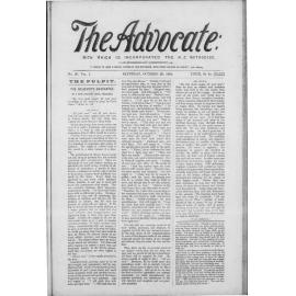 The Advocate - 20th October 1894