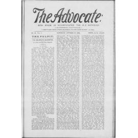 The Advocate - 27th October 1894