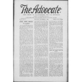 The Advocate - 3rd November 1894