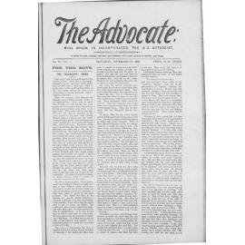 The Advocate - 10th November 1894