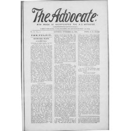 The Advocate - 24th November 1894