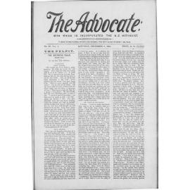 The Advocate - 8th December 1894