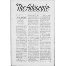 The Advocate - 16th March 1895