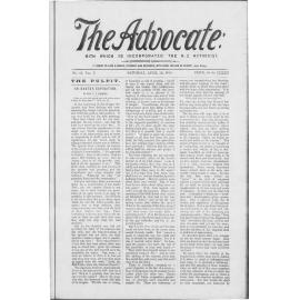 The Advocate - 13th April 1895