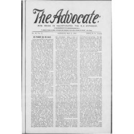 The Advocate - 11th May 1895