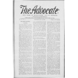 The Advocate - 25th May 1895