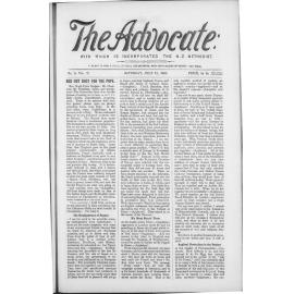 The Advocate - 13th July 1895