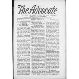 The Advocate - 10th August 1895