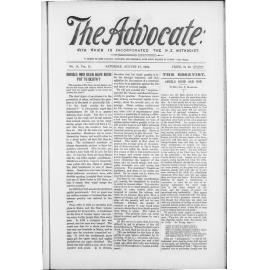 The Advocate - 17th August 1895