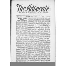 The Advocate - 24th August 1895