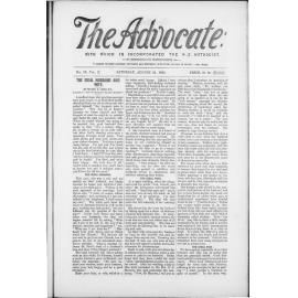 The Advocate - 31st August 1895