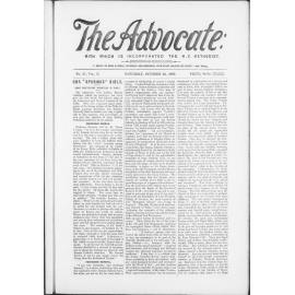 The Advocate - 26th October 1895