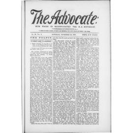 The Advocate - 23rd November 1895