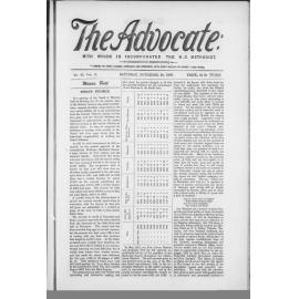 The Advocate - 30th November 1895