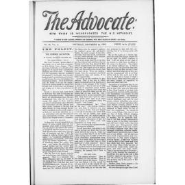 The Advocate - 14th December 1895