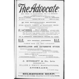 The Advocate - 20th June 1896