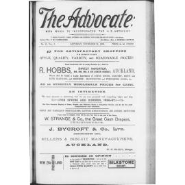 The Advocate - 21st November 1896