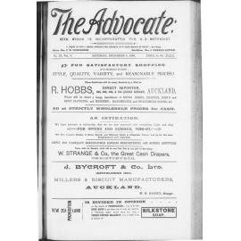 The Advocate - 5th December 1896