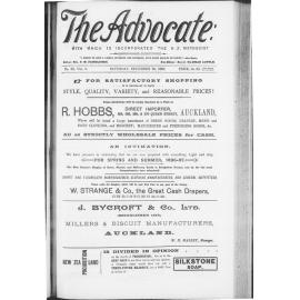 The Advocate - 26th December 1896
